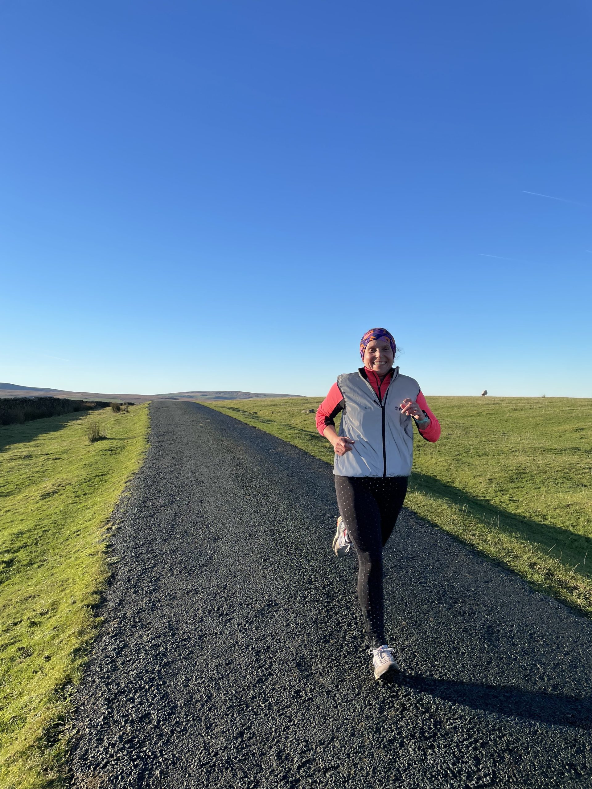 Dr Juliet McGrattan running